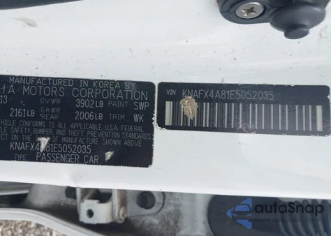 2014 Kia Forte Ex from USA, damaged, VIN KNAFX4A81E5052035